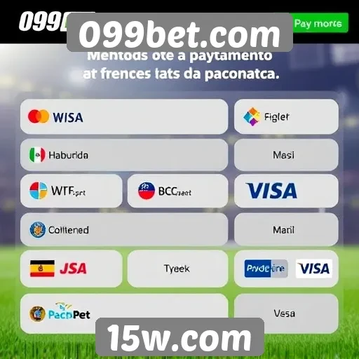Métodos de pagamento aceitos no 099bet
