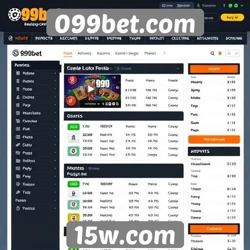 Avaliação da interface do usuário do site 099bet.com